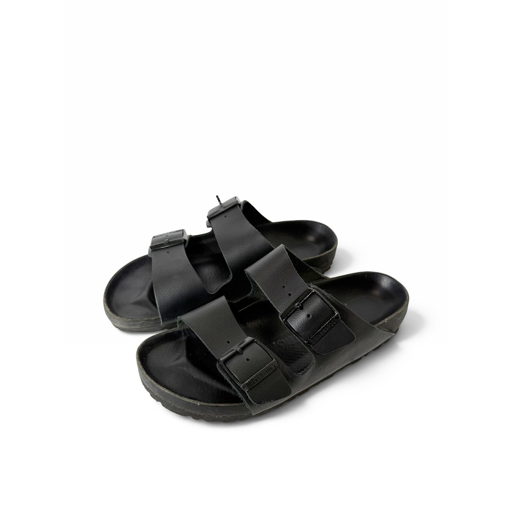 Birkenstock Arizona Womens Exquisite Black Premium Leather Sandals Size 37 L6